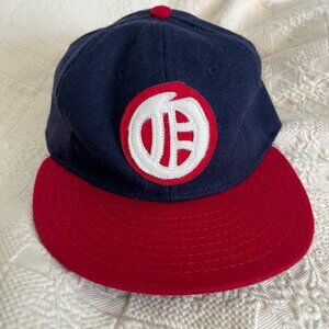 Ebbets Field Flannels Vintage Wool Oakland Oaks 1948 Ball Cap Sz 7 5/8